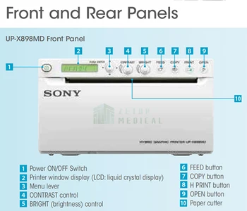Portabile, imprimante termice imprimanta video Sony UP-X898MD pentru ultrasunete