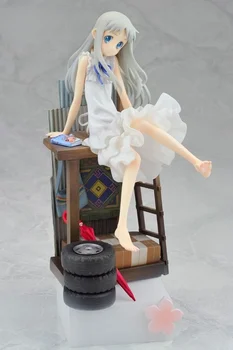 Original, autentic ANOHANA Menma postură Ședință 1/8 Acțiune Figura Figura Anime Jucarii Model Figura de Colectare Papusa Cadou