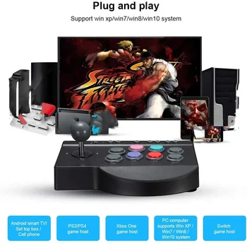 Joystick PC, PS4 Controller pentru PS3/Xbox One/Nintendo Comutator Arcade Joc de Lupte Lupta Stick PXN 0082 USB Street Fighter
