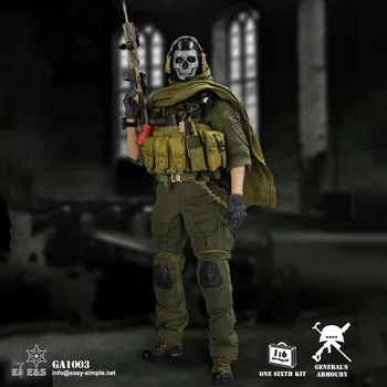 Ușor și simplu Es Ga1003 1/6 Masculin Soldat Model Modern Warfare Fantomă Forțele Speciale Păpuși Figura În Stoc