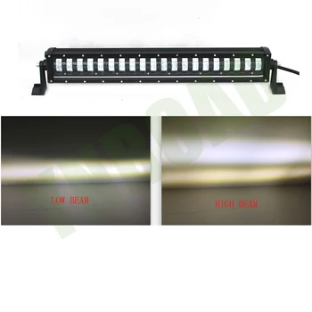 YNROAD 160W 24.8 inch LED wrangler Lumină Bara led offroad bar cu high low beam pentru offroad,4x4 ,4WD, ATV-uri, UTV utilizare