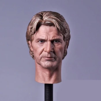 1/6 Scară Vechi Han Solo Cap Sculpta Harrison Ford Masculin Soldat Cap Sculptură Model de Jucărie pentru 12in figurina Jucarie