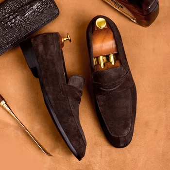 Mens de Înaltă Calitate din Piele Business Casual Pantofi de designer de pantofi pentru bărbați de înaltă calitate, de conducere mocasin bărbați moale piele de vacă toamna