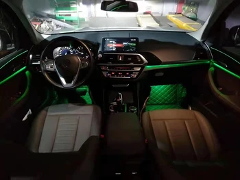 Pentru BMW, noul X3 G08 2018-2021 usi de interior lumina ambientala Muzica Centrul Corn Audio Luminos difuzor Capacul