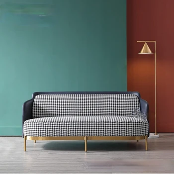 Canapea de agrement Modern, minimalist Nordic de moda de lux living, masă de cafea