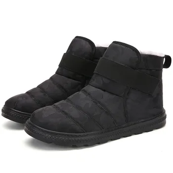 Barbati Cizme Ușoare Pantofi De Iarna Pentru Bărbați Cizme De Zapada Impermeabile De Iarnă Încălțăminte Plus Dimensiune Aluneca Pe Unisex Glezna Cizme De Iarna