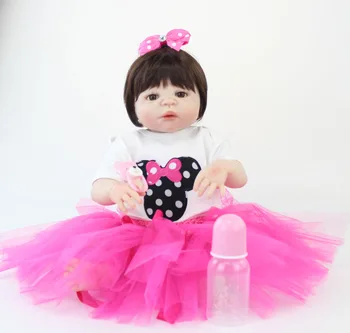 55cm Plin de Silicon Renăscut Baby Doll Realist 22
