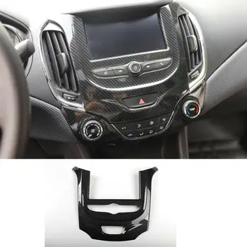 Pentru Chevrolet cruze 2016-2019 fibra de carbon consola de Navigație capacul panoului ornamental modificare Auto piese Auto