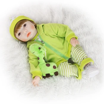 Noul Design De 22 Inch Baby Dolls Corpul De Pânză Umplute Realiste Renăscut Baby Boy Papusa Jucării Realist Boneca Renăscut Copil Ziua De Nastere Cadouri