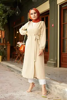 2021 Vara Noi de Moda Elegant Musulmane Hijab Purta engleză Calitate pentru Femei Rochie Aorobin