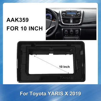 2 Din Radio Auto Audio Fascia Cadru pentru Toyota Yaris X 2019 Mașină de Navigare GPS Montare Dash Instalare Trim Kit Rama Panoului