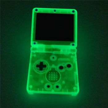 10cs/lot Pentru GBA SP Strălucire în noapte GITD Luminos, limpede, de culoare Galben albastru coajă de Locuințe Pentru Nintendo game Boy Advance SP consola