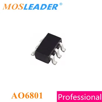 Mosleader AO6801 SOT23-6 1000PCS 3000BUC 2.3 O 30V Dual P-Canal Made in China de Înaltă calitate