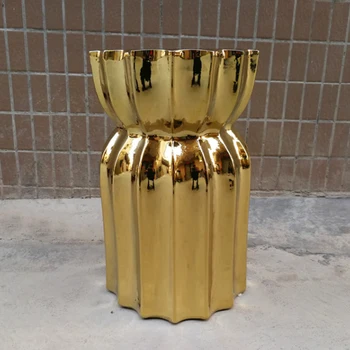 Noua Culoare De Aur Ceramice Scaun Living Mall Hotel Deluxe Art Scaun