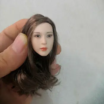 1/6 Cap de Femeie Palidă a Pielii Joey Wong Sculptate din PVC Sculpta Sculptură Model de Jucărie În Stoc