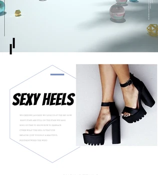 Femeile Gros Platformă Solidă Sandale Gladiator Doamna Sandale Pantofi De Vara Pentru Femei Piața De Moda Tocuri Înalte, Rochie De Petrecere, Pantofi De Femeie
