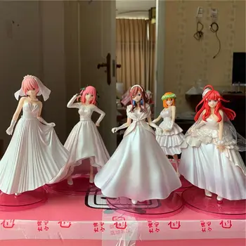 Cele Cinci-Parte Mireasa Ichihana Nakano Japonia Anime Cifre Colectii de modele de Jucarii Model Anime Jucărie Cadou Desktop Ornamente