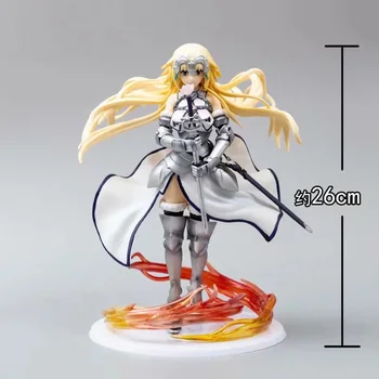 Anime Jucării Soarta/Apocrife Conducător Jeanne D ' Arc din PVC Figura de Acțiune 26CM La Pucelle Japonia Anime Figura de Colectare Model de Papusa Cadou