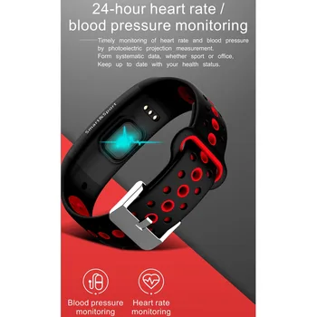 Q6S 0.96 Inch TFT Touch Screen IP68 rezistent la apa Bratara Inteligente de Suport Somn de Monitorizare/Monitorizare a ritmului cardiac Smartwatch Ceas