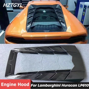 Fibra de Carbon Sau FRP Transparent Spate Capac Motor Capota Capota Pentru Lamborghini Huracan LP580 LP610 Tuning-2017