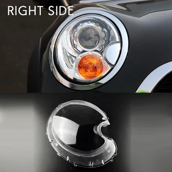 Pereche Pentru-BMW MINI R56 2009-2013 Lentile Far Acoperi Capul Lampa de Lumina Transparent FLampshade Coajă de Sticlă L+R