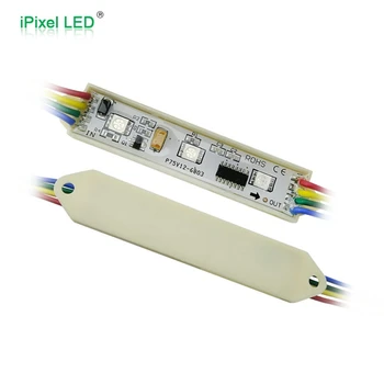 WS2801 DC12V 75*12MM Dreptunghi LED-uri RGB Pixeli Module