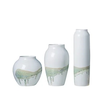 Simplu Și Modern Jingdezhen Porțelan Alb Ceramică Vaze Ceramice Handpaint Ambarcațiuni