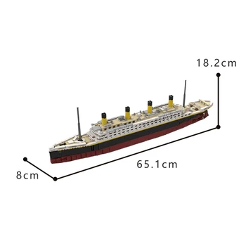 RMS Titanic Blocuri Caramizi Classic MOC-56817 de Colectare de Jucării pentru decor Acasă Copii Cadou de Crăciun
