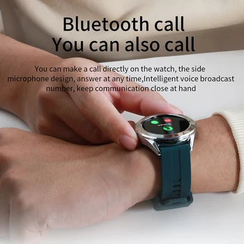 2020 inteligent bărbați ceas 1.54 inch electronice ceas Bluetooth bărbați, moda sport smartwatch rotund pentru Android, ios, telefon