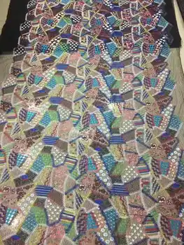 5 metri Africane dantelă franțuzească Nigerian tul dantela tesatura de îmbrăcăminte cusut pânză de înaltă calitate bună alegere ZL186