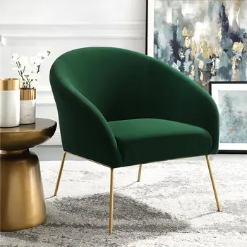 Design Modern, Multi-colorate Tesatura Ou Singur Fotoliu Sala mare-înapoi scaun canapea cu picioare metalice