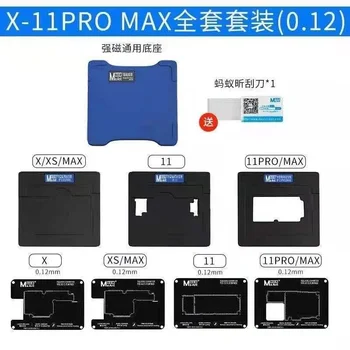 MaterXu MaAnt Reball Kit Stratul de Mijloc de Bord Pentru iPhone X/XS/XS Max iPhone 11/11 Pro /11 Pro Max Dual Bord Reparații
