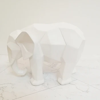 Modelul Minimalist Modern Camera De Interior Acasă Decor Geometric Origami Elefant Decor Creativ Animal Elefant Decor