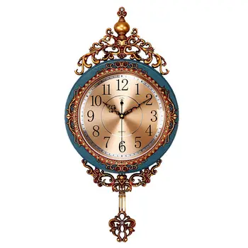 Stil European Ceas Creative Ceas De Perete Leagăn De Personalitate De Moda Ceasuri De Perete Retro Tăcut Camera De Zi Ceas Cuarț Ceas