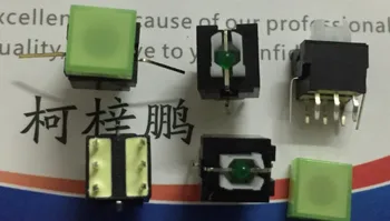 [VK]JAPONIA FUJISOKU 7.5*8.5 mm cu auto-blocare lumina atingeți pictograma de comutare cu lumină de putere butonul lumina verde TPL2-01-L5 + hat