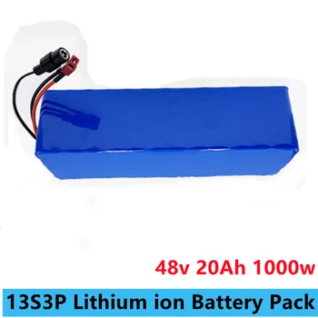 48v litiu-ion baterie 48v 20Ah 1000w 13S3P Litiu-ion Baterie Pack Pentru 54.6 v E-biciclete Electrice biciclete Scuter cu BMS+incarcator