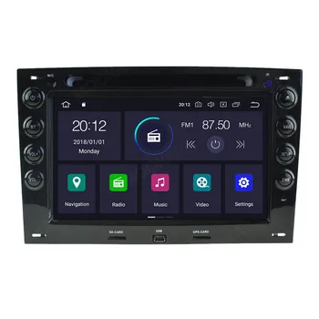 Android 10.0 64GB Masina jucător de radio de Navigație GPS Pentru Renault Megane 2003-2009Multimedia Player, Radio, video stereo capul unitate dsp