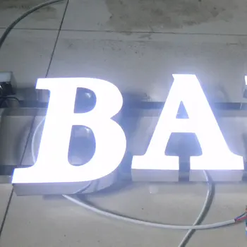 3D, publicitate outdoor, acrilice led iluminat nume magazin placi