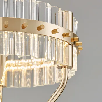 Lumina de Lux în stil European Lampă de Cristal Designer Exemplu Cameră, Sală de Avocat Minciună Studiul Lampa de Birou