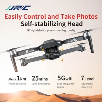 JJRC X19 GPS Drone RC cu Motor fără Perii 5G WiFi FPV HD 4K Camera Dual GPS Reveni Poziționare Pliabil RC Drone Quadcopter Jucărie RTF