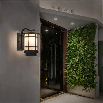 AOSONG Moderne de Perete LED corp de iluminat în aer liber Tranșee Impermeabil Patio de Iluminat Pentru Verandă, Balcon Vila Curte Culoar