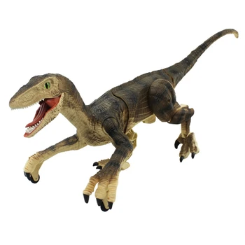 Copiii Electric Dinozaur Raptor Velociraptor Jucării Control De La Distanță Hohote De Mers Pe Jos De Lumină Model Animal Baieti Jocuri Copii Cadou De Ziua De Nastere