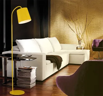Modei moderne Lămpi de Podea Lux, Alb Negru Galben Lumini pentru Podea Pentru Hotel Restaurant Dormitor Living Room Decor Acasă Lampa FA096