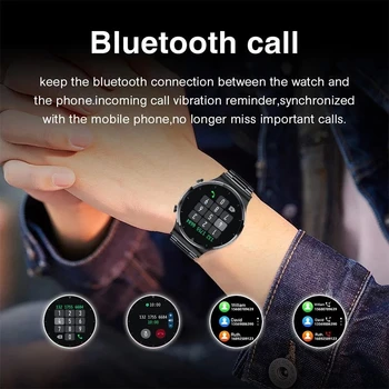 LIGE Nou ceas Inteligent Bărbați rata de Inima tensiunea ecran tactil Complet de Fitness sport ceas Bluetooth pentru iOS Android ceas inteligent
