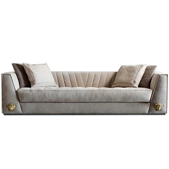 Camera de zi Canapea de catifea, pânză tesatura canapea Nordic moderne muebles de sala cama puf asiento canapeaua Chesterfield U forma colț див