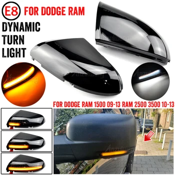 2 buc LED-uri Dinamice de poziție Laterale Lumina de Semnalizare Pentru Dodge RAM 1500 2500 3500 de Pasageri Reaview Oglindă Lumini de Semnalizare Lumini Auto