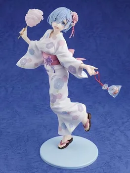 Nou Re:Zero Incepand de Viață într-o Altă Lume Anime Rem Figura Kimono Ver. PVC Acțiune Figura Jucarii Model Ornament Cadou de Ziua de nastere