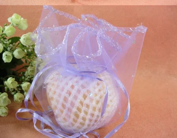 26cm 2000pcs Candy Bag Mov Pentru Nunta Rundă de Crăciun Organza Pungi de Cadouri Ambalare Saci de Femei Cordon Sac Pachet de Afișare