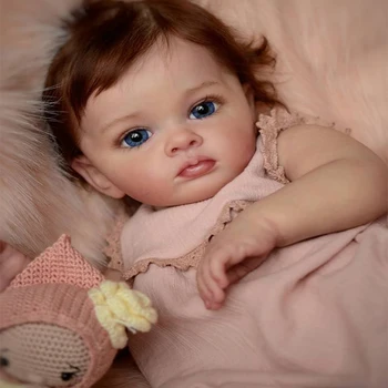 Păpuși Renăscut Baby Dolls Com 60cm Pur Hand-made Simulare Baby Sânge Venos Poate Vedea Manopera Rafinat Papusa Reborn Mucegai