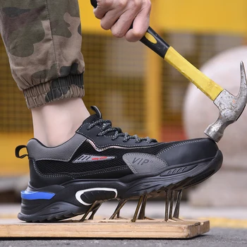 2021 Bărbați Încălțăminte de protecție Cizme de Oțel Tep Munca Adidași Bărbați Indestructibil Pantofi Anti-sparge Anti-puncție Pantofi de Lucru Cizme Pentru Bărbați